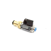 Metal Pole Hose Valve 8mm PushFit Top Brass Tap Connector