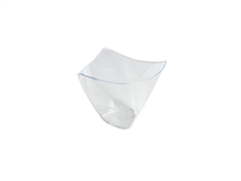 Mini Dish Triangular Clear 6pk