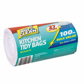 Mr Clean Kitchen Tidy Bags 27L 100Pk