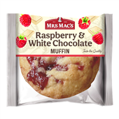 Mrs Macs Muffin Raspberry  White Chocolate 150G