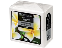 Napkin Lunch Quilted White 100Pk