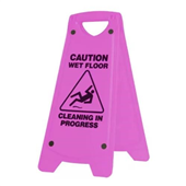 Oates A Frame Caution Wet Floor Sign Pink 165483