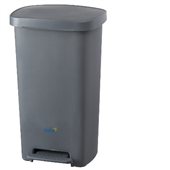 Oates Bin Pedal Grey 50L
