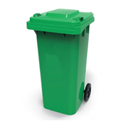 Oates Bin Wheelie 120L Green 165976