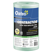 Oates Contractor Extra Thick Wipes Roll 45m 90 Wipes Green