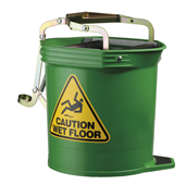 Oates Wide Mouth Mop Wringer Bucket Contractor Green 16L