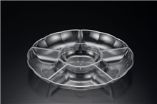 Partyware Clear Divided  Platter