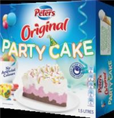Peters Ice Cream Party Cake Vanilla 15L