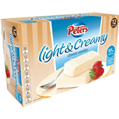 Peters Light  Creamy Vanilla Slices 12Pk