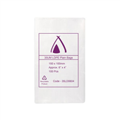 Poly Bag 6x4 150x100mm 35UM 100 Pack