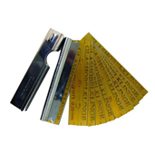 Pulex Palm Held Chrome Scraper with 10 Blades 100mm