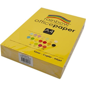 Rainbow Coloured A4 Paper 80Gsm 500 Ream Yellow