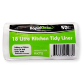 RapidClean Kitchen Tidy White 18L 50Roll