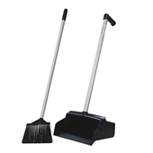 RapidClean Lobby Dust Pan Set Black