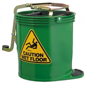 RapidClean Mop Bucket Wringer Green 15L