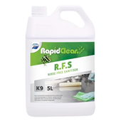 RapidClean Rinse Free Sanitiser 5L