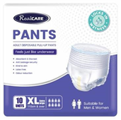Real Care Adult Pull Ups Extra Large 10Pack