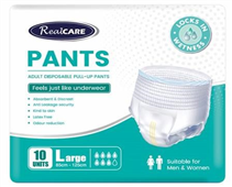Real Care Adult Pull Ups Large 10Pack