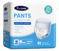 Real Care Adult Pull Ups Medium 10PK