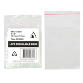 Resealable Bag 8x5 205x125MM 100Pack