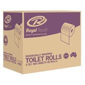 Royal Touch Toilet Paper Deluxe 2PLY 400SH 48CTN