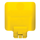 Rubbermaid Slim Jim Station Yellow Billboard 2007907