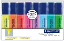 STAEDTLER 364 WP8 TEXTSURFER CLASSIC HIGHLIGHTERS WALLET 8