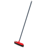 Sabco Broom Indoor with Handle Red