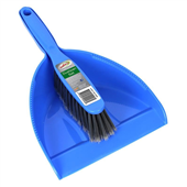 Sabco Dustpan and  Bannister Set Blue