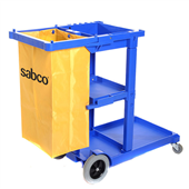 Sabco Janitor Cart Replacement Bag Blue