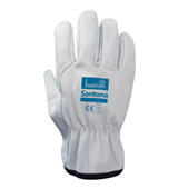 Santona Cow Grain Natural Leather Gloves Medium