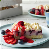 Sara Lee Tray Cheesecake Mixed Berry 135kg