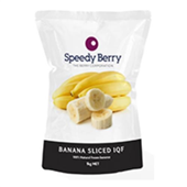 Speedy Berry Banana Sliced 1kg
