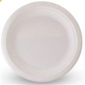 Sugarcane Round Plate 10 50PK