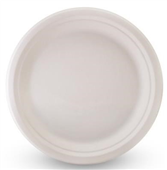 Sugarcane Round Plate 9 50PK