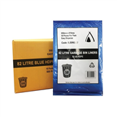 Tailored Garbage Bag Blue 82L 50 Pack 10 Carton