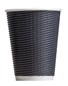 Tailored Hot Cup 12Oz Triple Wall Charcoal 25Pk