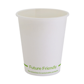 Tailored Hot Cup 12oz  Paper Single Wall White 1000 Carton