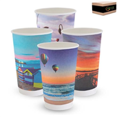 Tailored Hot Cup 16OZ DWall Postcard 500CTN