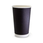 Tailored Hot Cup 16oz DWall Black 500CTN