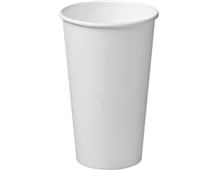 Tailored Hot Cup 16oz Paper Single Wall White 1000ctn