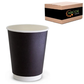 Tailored Hot Cup 8OZ DWall Black 500CTN
