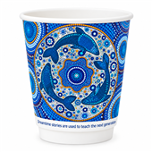 Tailored Hot Cup 8oz Double Wall Indigenous 25PK