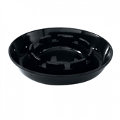 Trenton Ashtray Bakelite Melamine Black 135mm
