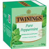Twinings Pure Peppermint Envelope Tea Bags 10PK 12CTN
