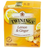 Twinings Tea Bags Lemon  Ginger 10Pack