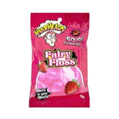 Warheads Sour Strawberry Fairy Floss 15G