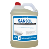 Whiteley Sansol Heavy Duty Bathroom Cleaner 5L  Acidic Based Hospital Grade Cleaner
