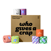 Who Gives A Crap Toilet Paper 3Ply 100 Recycled Paper 400 Sheet 48 Carton