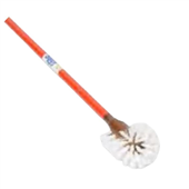 Wood Stock Toilet Brush Nylon Fill with Ext Handle